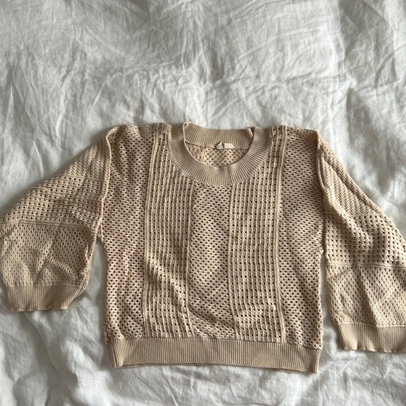 ANTHROPOLOGIE Open weave knit sweater - Picture 4 of 4